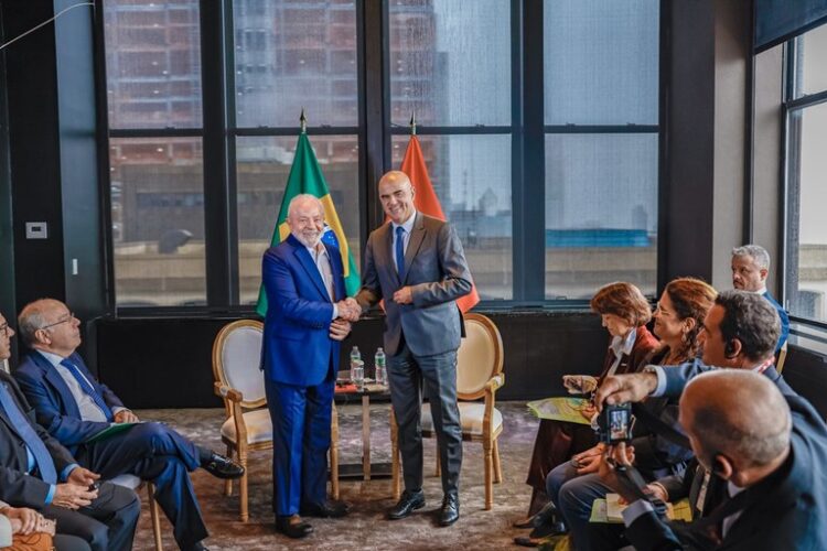 Com presidente da Suíça, Lula trata de acordo comercial entre Mercosul e EFTA
