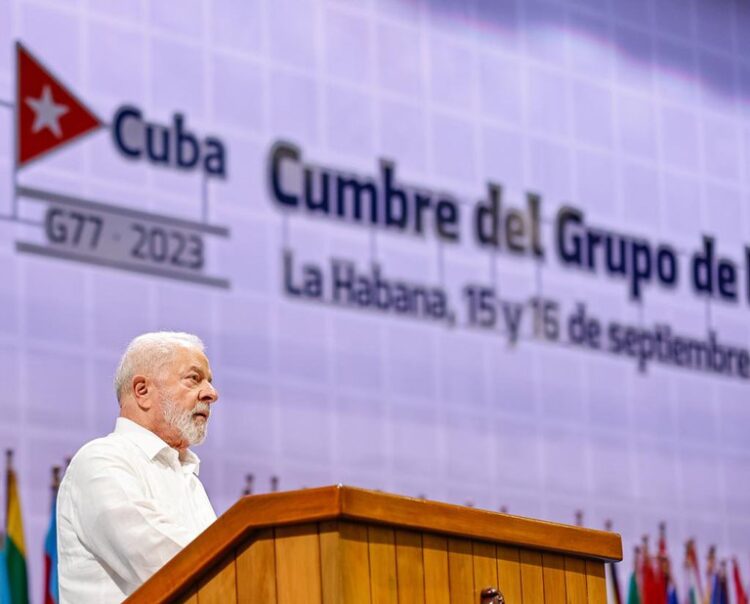 Lula condena embargo à Cuba e reivindica inserção de países na 4ª Revolução Industrial