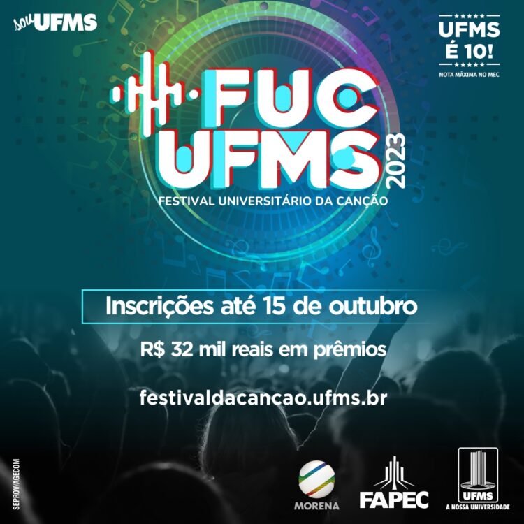 Festival Universitário da Canção estende prazo de inscrições até 15 de outubro