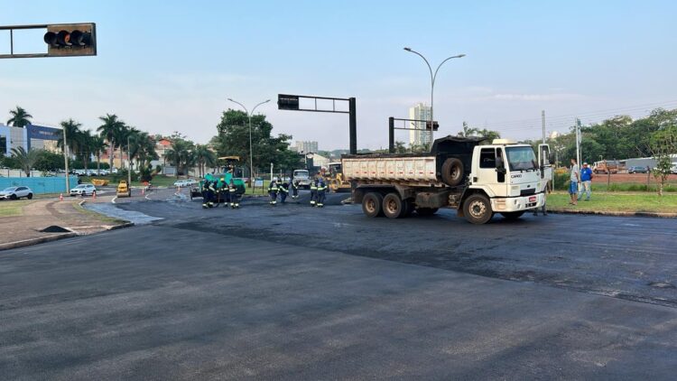 Após fiscalização da Agereg, Águas Guariroba refaz intervenção na Via Park com Afonso Pena