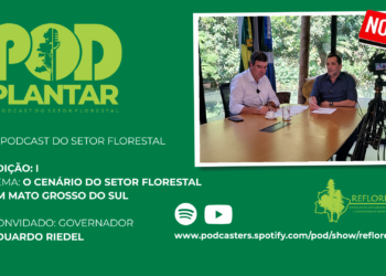 Reflore/MS lança o podcast Podplantar e convida governador Eduardo Riedel para estreia