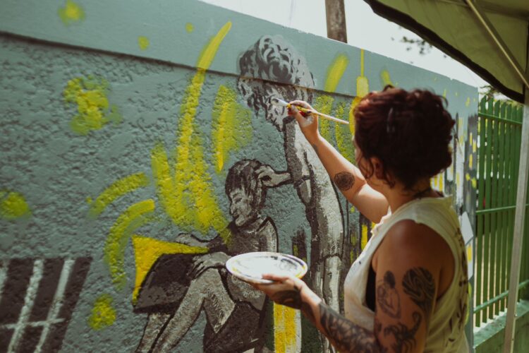 Projeto cultural concretiza as ODS nos muros de escolas públicas de Campo Grande