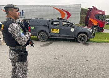 PMs de MS dão apoio à Polícia Nacional na prisão de homem que tentou roubar carga no RJ