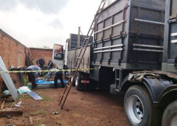Trabalhador morre, após se apoiar em peça de carreta que caiu, em Dourados