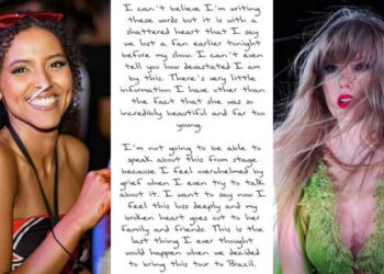 Incrédula, Taylor Swift diz que fã de MS que morreu em show era “linda e jovem demais”