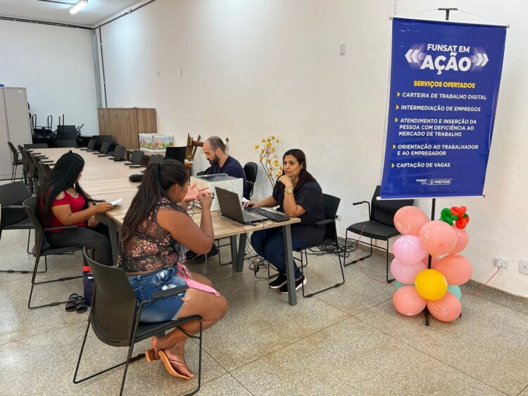Funsat em Ação garante oportunidade de emprego para os pais e diversão para as crianças no Jardim Noroeste