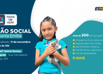 É amanhã: Programa com mais de 300 serviços gratuitos chega na região do Santa Emília