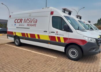 Concessionária recebe cinco novas ambulâncias para resgate na BR-163 em MS