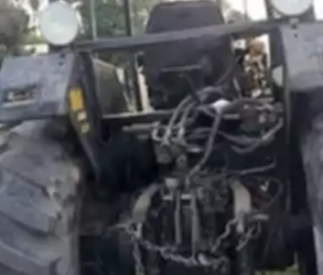 Menina de 4 anos cai do trator, pai passa por cima e ela morre esmagada