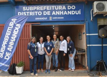 Anhanduí comemora 75 anos e população recebe serviços diversos da Prefeitura