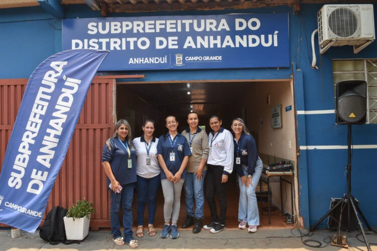 Anhanduí comemora 75 anos e população recebe serviços diversos da Prefeitura