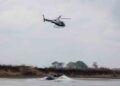 PMA e Grupo de Patrulhamento Aéreo utilizam helicóptero para resgatar animais feridos no Pantanal