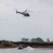 PMA e Grupo de Patrulhamento Aéreo utilizam helicóptero para resgatar animais feridos no Pantanal