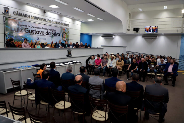 Produtores de eventos são homenageados durante solenidade na Câmara Municipal