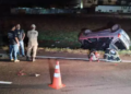VW Gol capota e mata casal que seguia para Dourados para festas de Natal