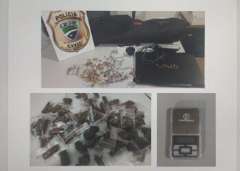 Dois são presos com VW Gol e objetos furtados de residência no Natal, no Portal Caiobá