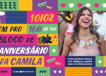Deputada comemora aniversário com o Bloco “Vem Cá Mila” em campanha contra assédio