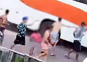 Morre a menina de 11 anos atropelada por ônibus de viagem, em Corumbá