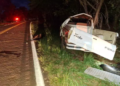 Jovem morre ao perder controle da direção e capotar Ford F-1000, na MS-450
