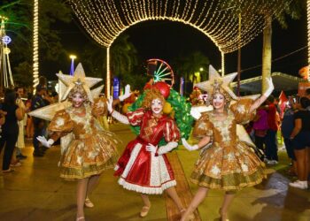 Cidade do Natal fechou programação ontem com muita música e arte circense