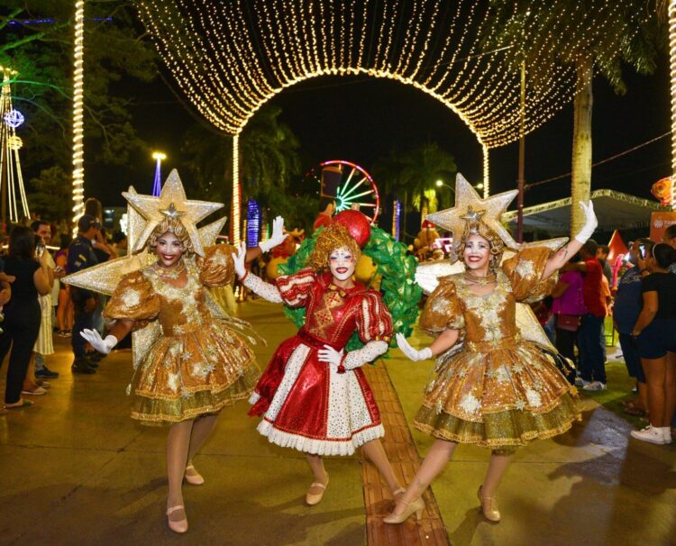Cidade do Natal fechou programação ontem com muita música e arte circense