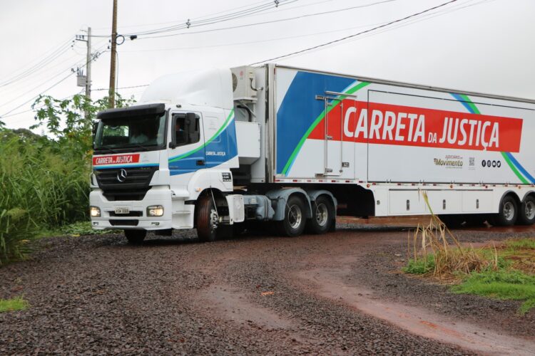 Carreta da Justiça chega a Paraíso das Águas na próxima segunda-feira
