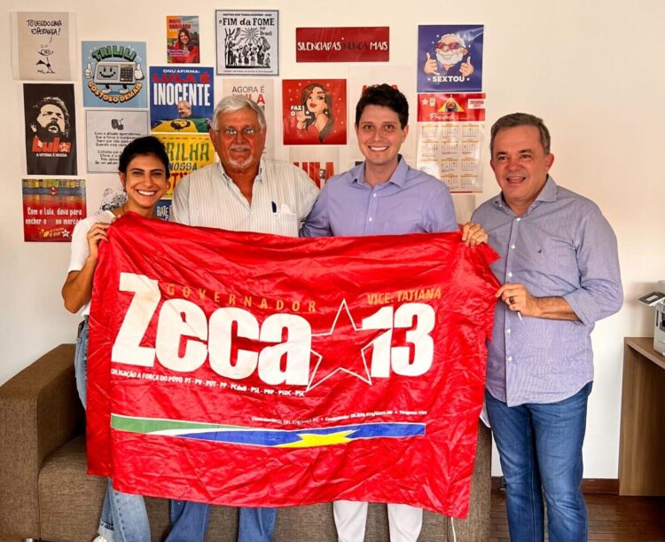 Vander e Zeca confirmam apoio à pré-candidatura de Camila Jara à prefeitura de Campo Grande