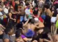 VÍDEO: Briga generalizada envolve até mulher contra homem em bloco de Corumbá