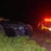 Bebâdo, condutor capota VW Voyage na MS-267 e mata amigo passageiro