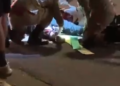 Policial militar é atropelado por moto ao conter confusão em evento de influenciador