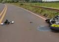 Jovem com “moto potente” perde o controle na MS-156, bate em guard-rail e morre