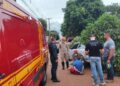 Com drogas, homem foge da polícia e só para ao arrancar árvore com o carro