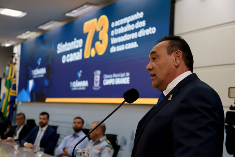 Presidente Carlão fala da importância da inauguração da TV Câmara 7.3 em canal aberto