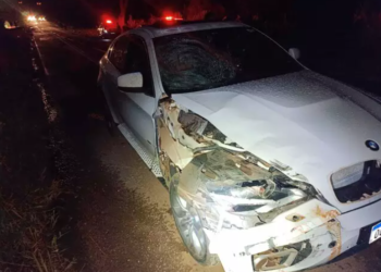 Ciclistas idosos são atropelados por BMW na MS-145 e um deles morre