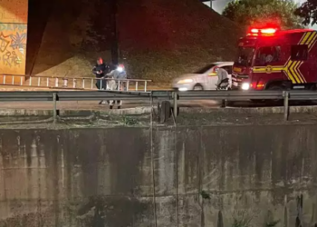 Adolescente morre ao cair do viaduto da Avenida Salgado Filho, em Campo Grande