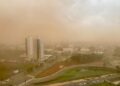 Capital tem tempestade com ventos e poeira, mas onda de calor deve permanecer, segundo Inmet