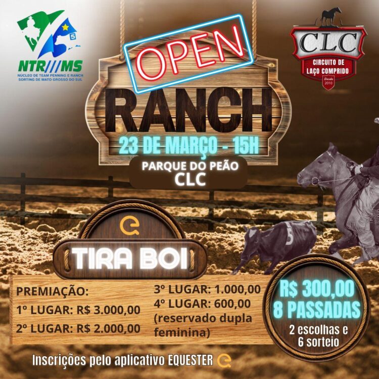 CLC: Laço comprido, rodeio em touros e muita música são a mexida do mês de março