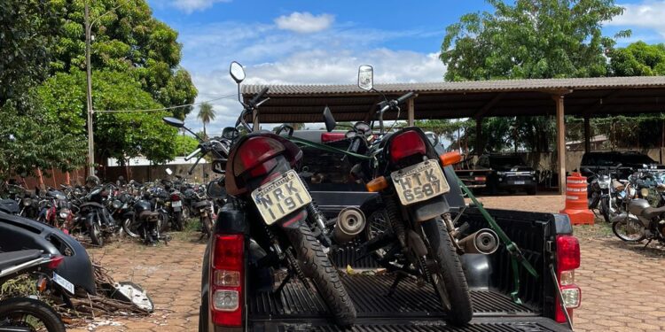 Três são presos por desmanche de motos e 5 motos furtadas são encontradas na Capital