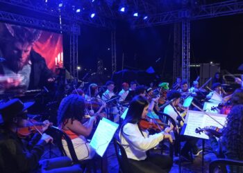 Orquestra se apresenta em evento de comemoração dos 80 anos de Ribas do Rio Pardo