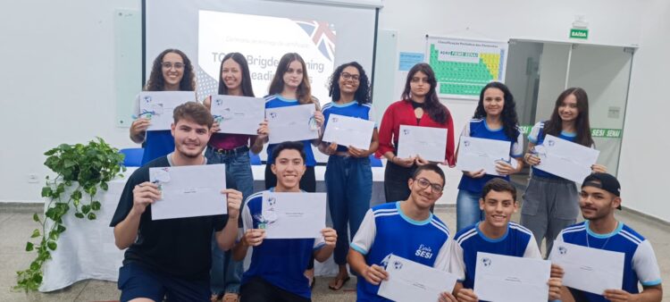 Escola Sesi de Naviraí celebra conquistas dos alunos na Certificação TOEIC de proficiência em Língua Inglesa