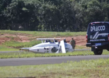 Helicóptero com servidores do Governo de MS, além dos pilotos, cai em Campo Grande