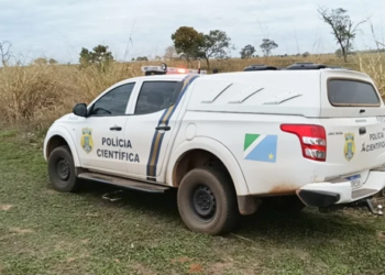 Corpo carbonizado é encontrado em São Gabriel do Oeste e polícia tenta identificá-lo