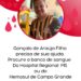 Família pede doações de sangue para homem internado no HR devido à bactéria