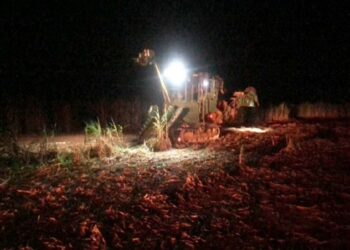 Trabalhador morre eletrocutado, após colhedeira de cana encostar-se em fio de alta tesão