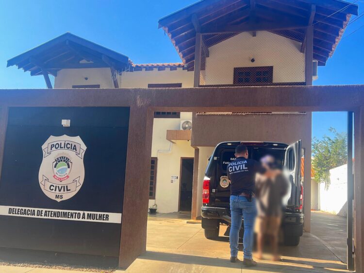 Idoso é preso em MS por ter estuprado a filha de 9 anos no Estado do Paraná