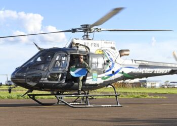 Helicóptero de MS parte para socorrer as vítimas das enchentes no Rio Grande do Sul