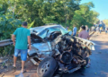 Colisão envolvendo carros, caminhão e trailer mata uma pessoa, na BR-158, em MS