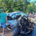 Colisão envolvendo carros, caminhão e trailer mata uma pessoa, na BR-158, em MS