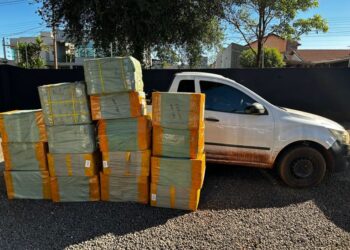 Homem é preso com Montana contendo 16 fardos de eletrônicos contrabandeados