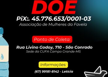CUFA em Campo Grande está recebendo doações para vítimas das enchentes no RS